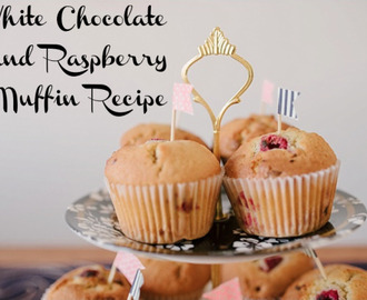 White Chocolate and Raspberry Muffin Recipe