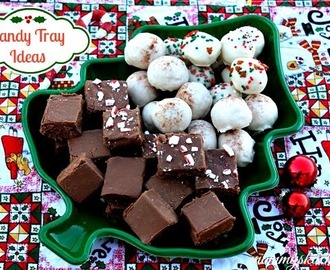Egg Nog & Sugar Cookie Oreo Truffles + {More Candy Tray Ideas}