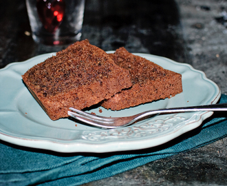 Chocolate pound cake and an imminent trip to China