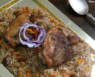Kabsa Rice - Famous Saudi Chicken rice - Step by step