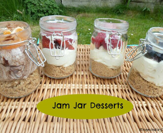 Jam Jar Cheesecakes