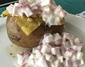 Uuniperunoita Gluteenittomalla Kinkkutäytteellä // Baked Potatoes With Gluten Free Ham Filling