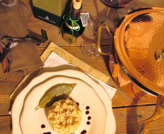 Risotto al Parmigiano reggiano e Aceto balsamico tradizionale di Modena D.O.P.