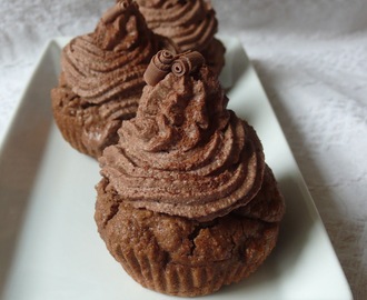 Csokis cupcake csokihabbal Blogkóstolóra
