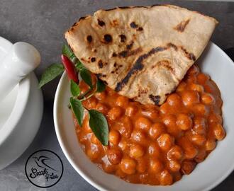 Indiai csicseriborsó - Vegán Chana masala (gluténmentes, tejmentes, tojásmentes, szójamentes, húsmentes)