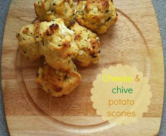 Recipe - Cheese & chive potato scones (#SlimmingWorld friendly)