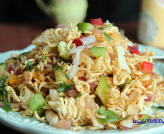 Instant noodles Chaat/Chinese Bhel