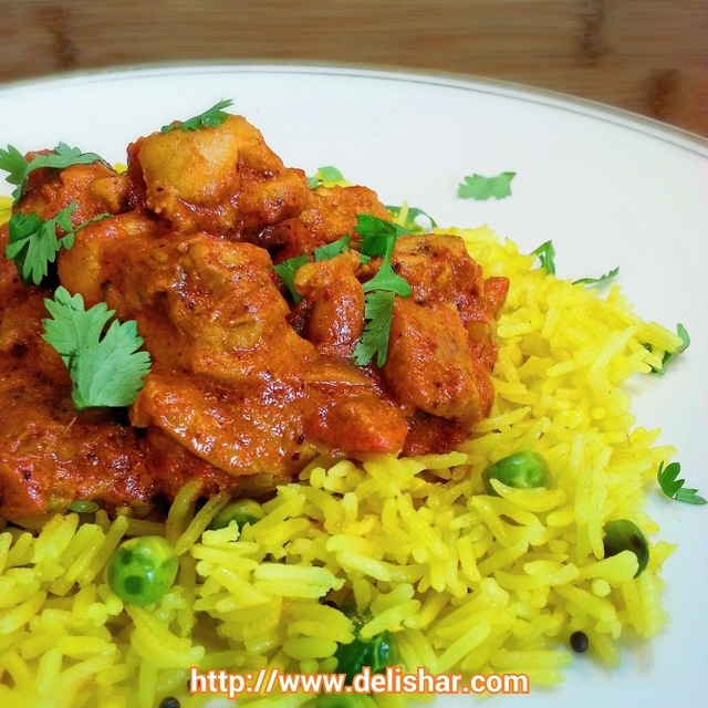 Chicken Tikka Masala on Spiced Basmati Rice
