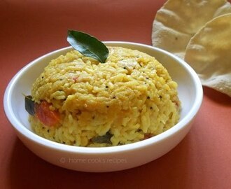 Arisim Paruppu Sadam/Dal Rice /Variety Rice - Lunch/Tiffin Recipe (in Tamil with English subtitles)