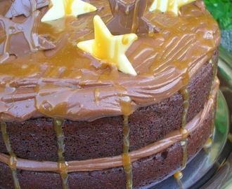 Salted Caramel Chocolate Birthday Cake
