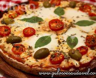 Pizza Funcional de Macaxeira com Linhaça