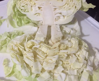 Salada de abacaxi com peito de peru – light