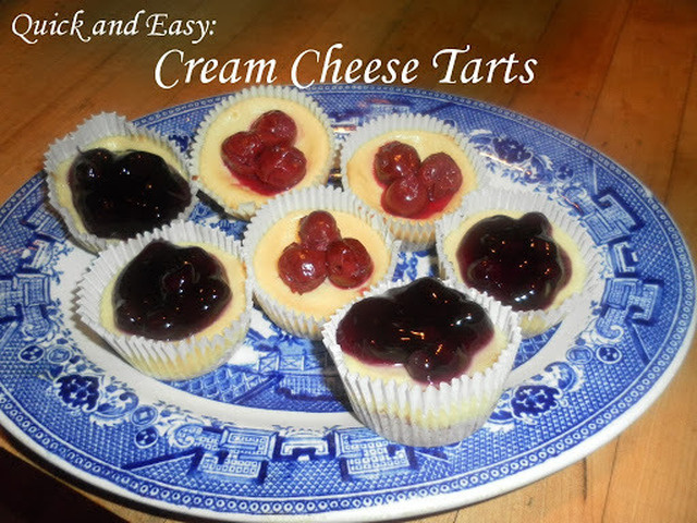 Quick and Easy: Cream Cheese Tarts
