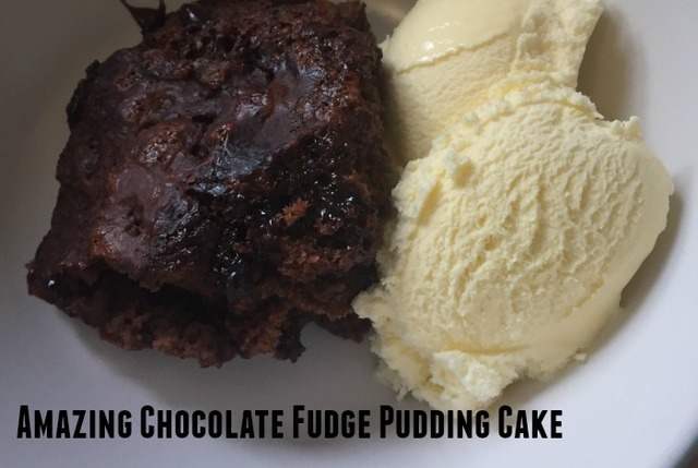 Divine Chocolate Fudge Cake Pudding….
