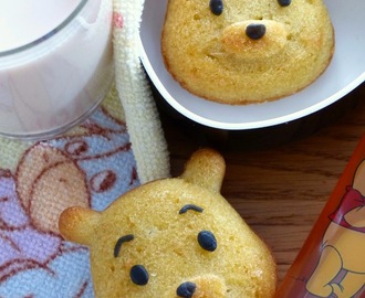 Mini cakes Winnie the pooh au miel