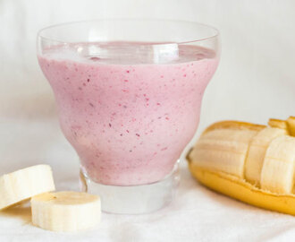 Smoothie Challenge Day #6: Banaan zomerfruit smoothie