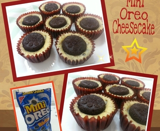 Mini Oreo Cheese Cupcakes