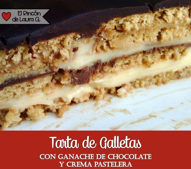 Receta Tarta de Galletas y Chocolate