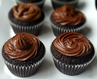 Chocolate Guinness and Baileys Cupcakes