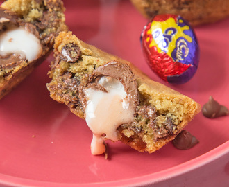 Creme Egg Filled Cookie Cups