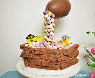 Easter Cake Chocolate Eggstravaganza