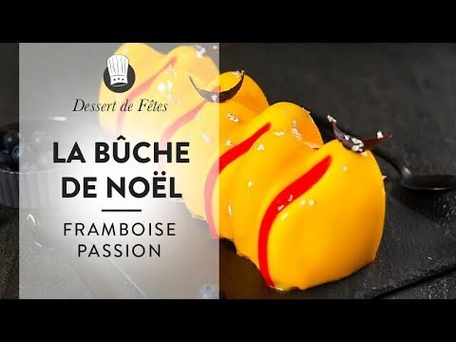 Recette facile : la Bûche de Noël Passion Framboise !