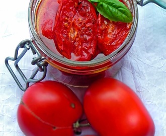 Pieczone pomidory w oleju