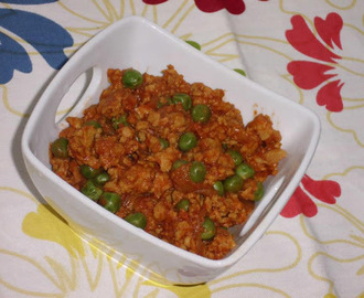 Matar Kheema - Chicken Mince and Peas