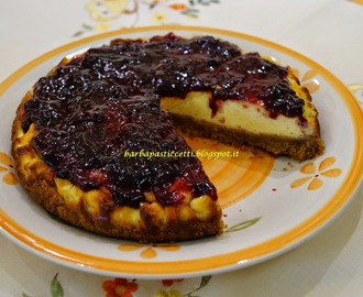 Cheese cake con confettura ai frutti di bosco: ricetta perfetta della mia collega Maria Domenica...!