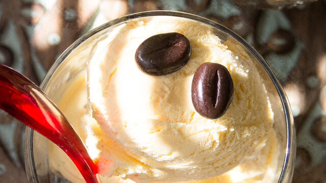 Super Easy Cheat’s Tiramisu with Crushed Biscuits & Vanilla Ice Cream