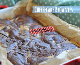 Schön saftig: Cheesecake-Brownies, Geburtstagskuchenbuffet Teil 3