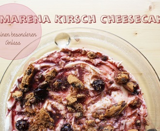 Amarena Kirsch Cheesecake
