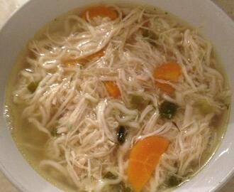 Slow Cooked Clean Eating Chicken Noodle Soup