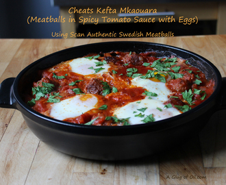 Cheats Kefta Mkaouara - Meatballs in Spicy Tomato Sauce with Eggs