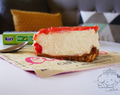 Cheesecake au Kiri®, Fraise et Rhubarbe