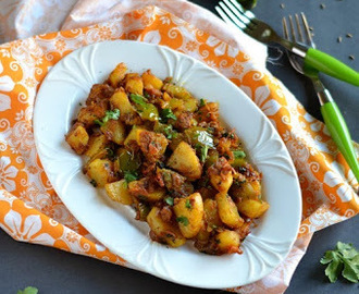 Potato and Capsicum Curry (Dry Version)