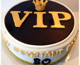 VIP- very important Party (Torte zum 30. Geburtstag)