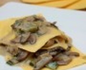 Lasagnes aux champignons et poireaux de Gordon Ramsay