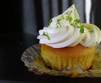 Cupcakes de Elote – Maíz tierno – con frosting de mascarpone