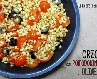 Orzo con Pomodorini e Olive