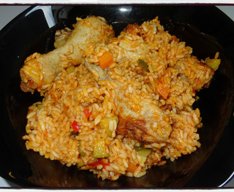 Pilons de poulet riz et petits légumes (cookéo)