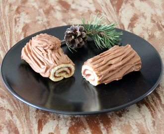 Goûter de Noël : la recette des mini-bûches de Noël express