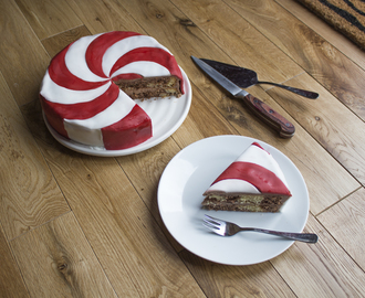 Spiral cake with marbled sponge – or cake and maths