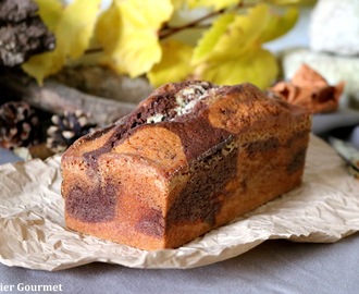 Le gâteau du goûter : le marbré vanille-tonka-chocolat de Christophe Felder (vous ne verrez plus le Savane et Brossard de la même manière)