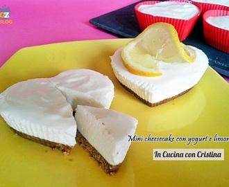 Dolci veloci: mini cheesecake con yogurt e limone