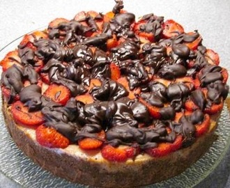 Erdbeer-Schokoladen-Cheesecake