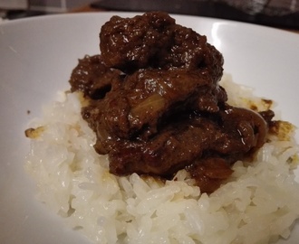 48 Hour Sous Vide Beef Rendang With Sticky Rice