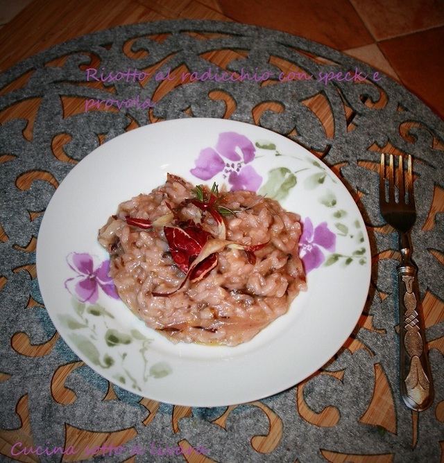 Risotto Con Radicchio Trevigiano E Provola Affumicata Ricetta Da Mytaste