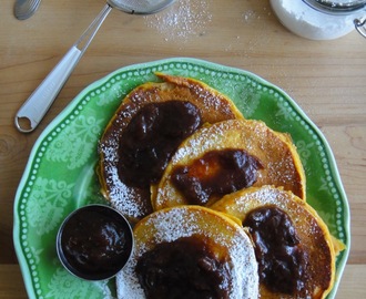 Placki dyniowe z dżemem śliwkowym/ Pumpkin pancakes with plum jam