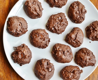 Chocolate and hazelnut cookies